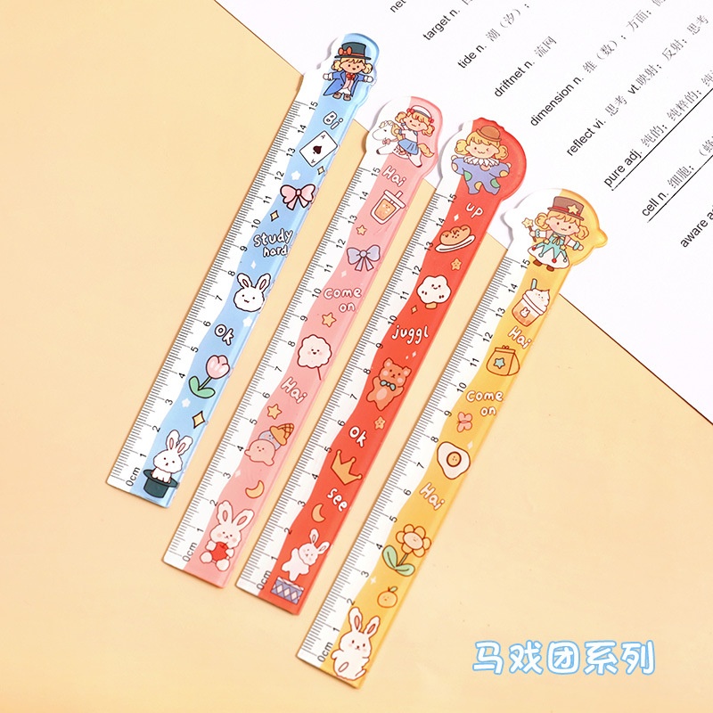 Thước kẻ em bé tóc vàng (15cm)