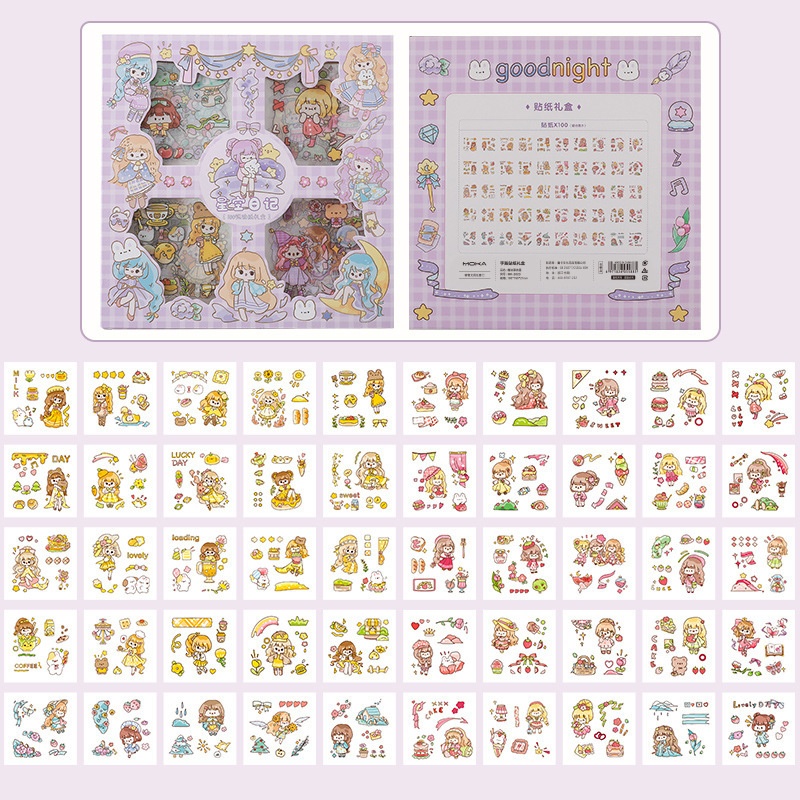 Hộp sticker (100 tấm)