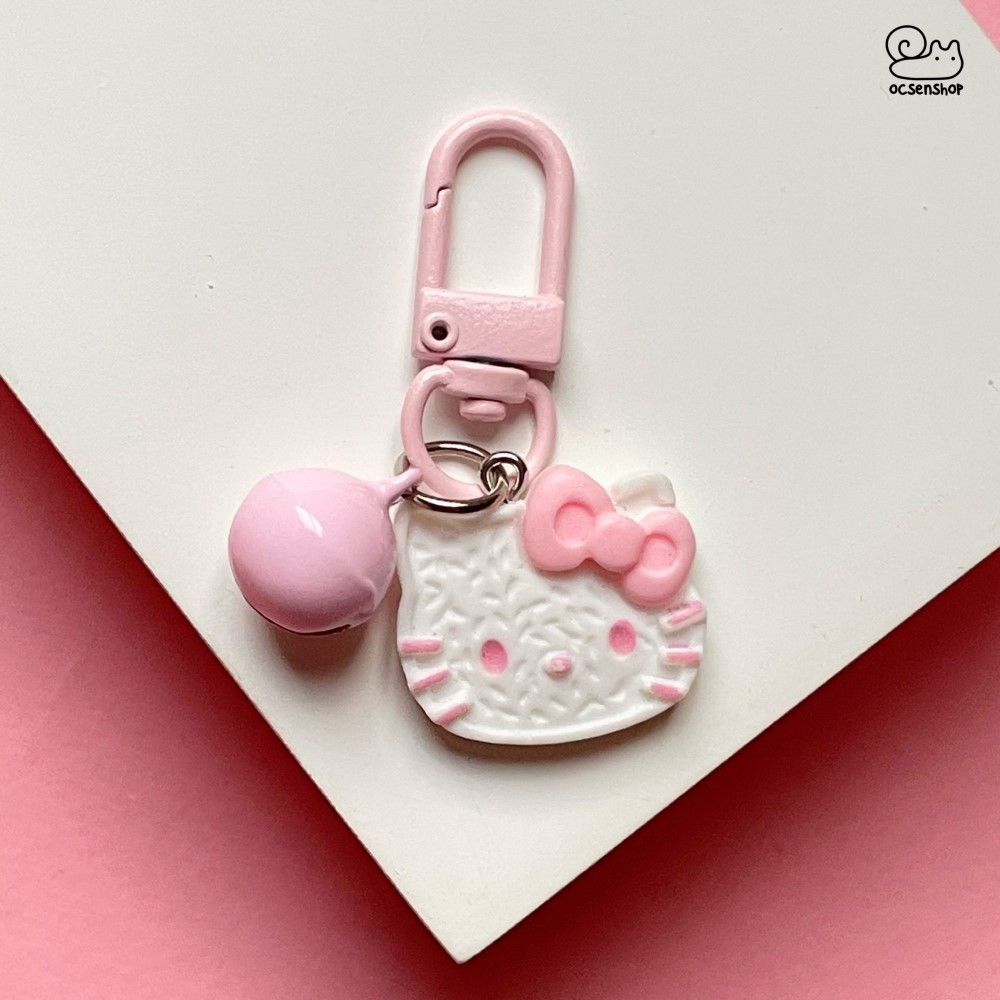 Móc đa năng mặt Hello Kitty kèm chuông