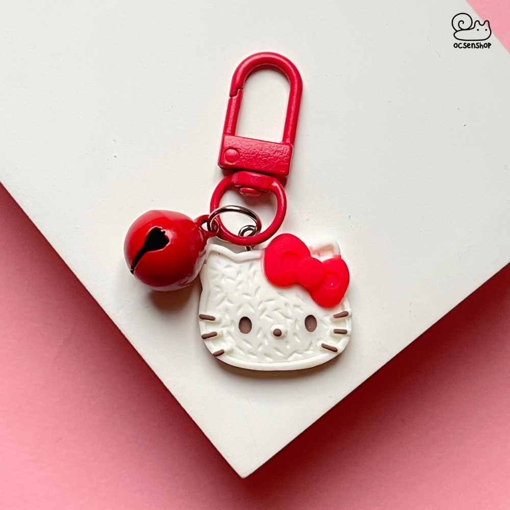 Móc đa năng mặt Hello Kitty kèm chuông
