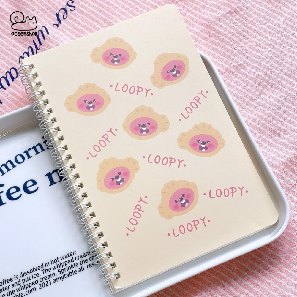 Sổ A5 gáy xoắn Loopy (60tr)