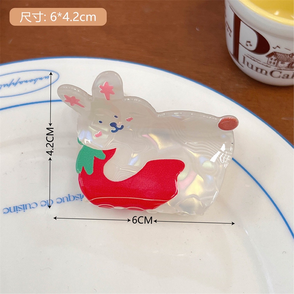 Kẹp càng cua mặt động vật (6cm)