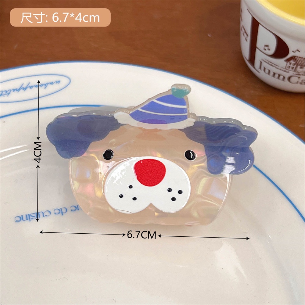 Kẹp càng cua mặt động vật (6cm)