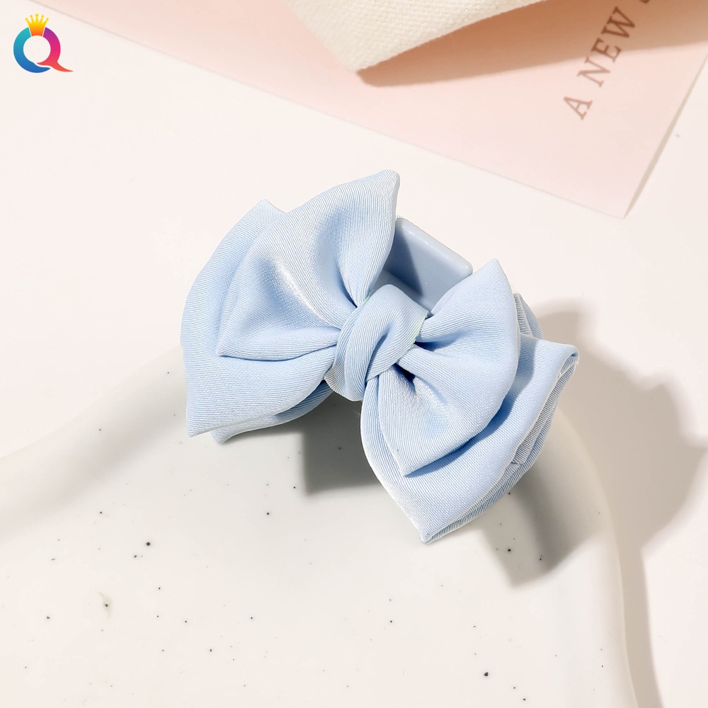 Kẹp tóc Nơ lụa mini (5,3cm)