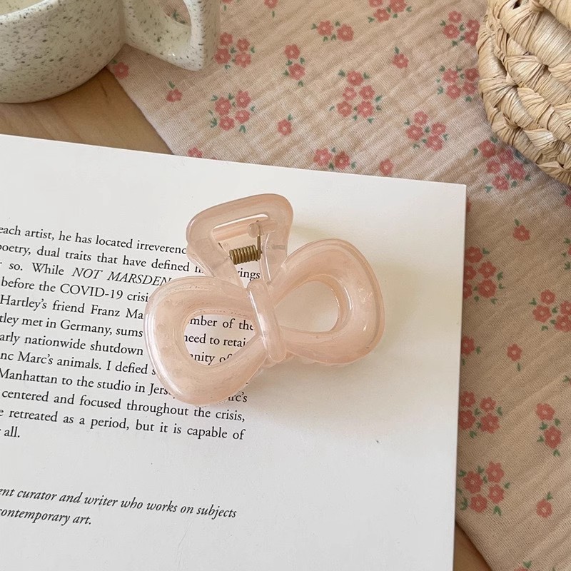 Kẹp càng cua Nơ rỗng trong (5cm)
