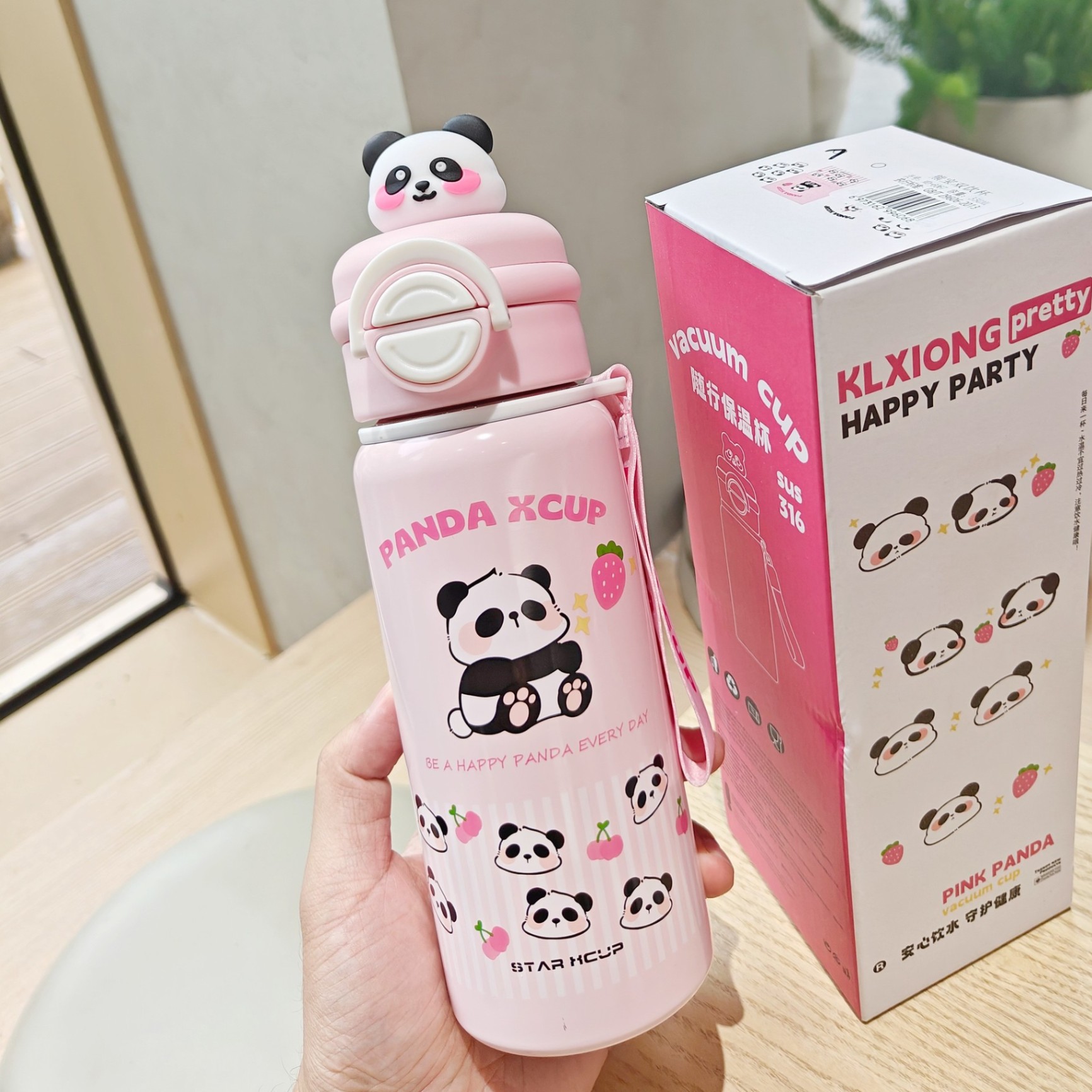 Bình giữ nhiệt Panda (500ml)