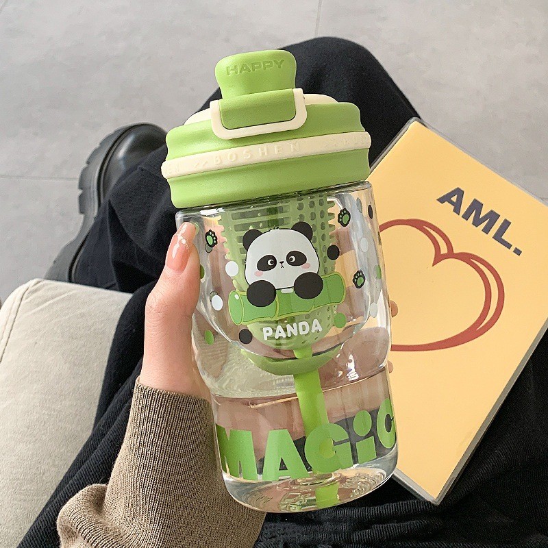 Bình nước nhựa Động vật Magic (600ml)