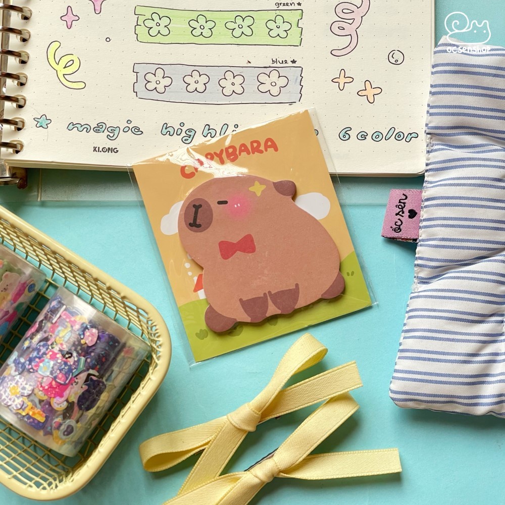 Note Capybara (8,5x7,6cm)