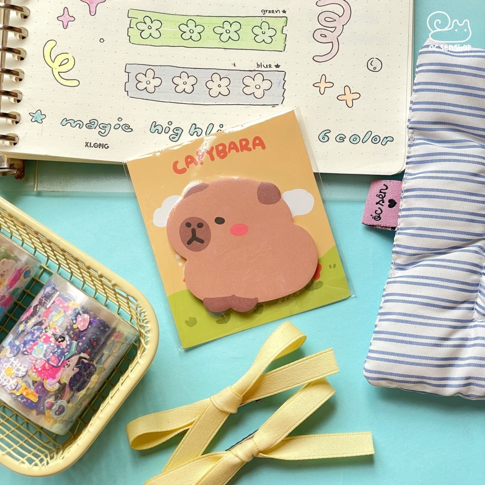 Note Capybara (8,5x7,6cm)
