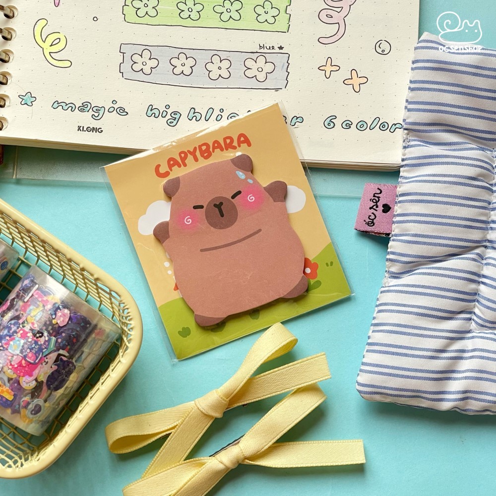 Note Capybara (8,5x7,6cm)