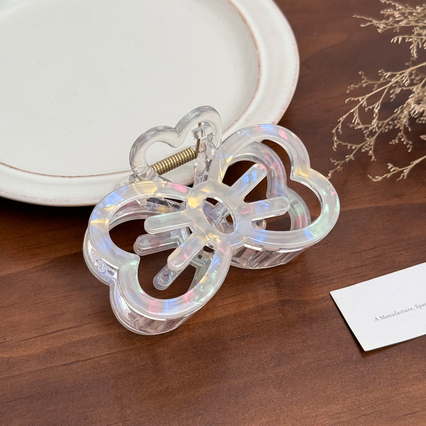 Kẹp càng cua Nơ xà cừ (8cm)