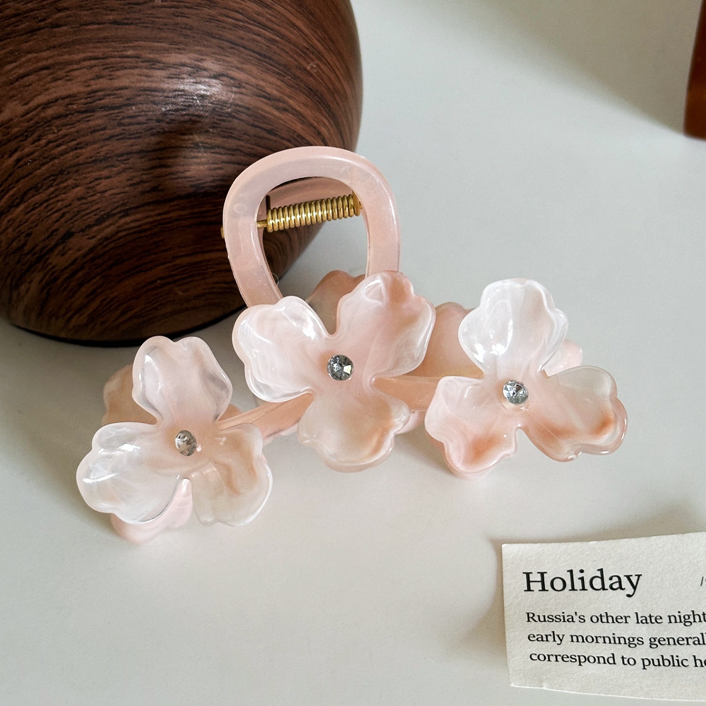 Kẹp càng cua Hoa 3 cánh (10,5cm)