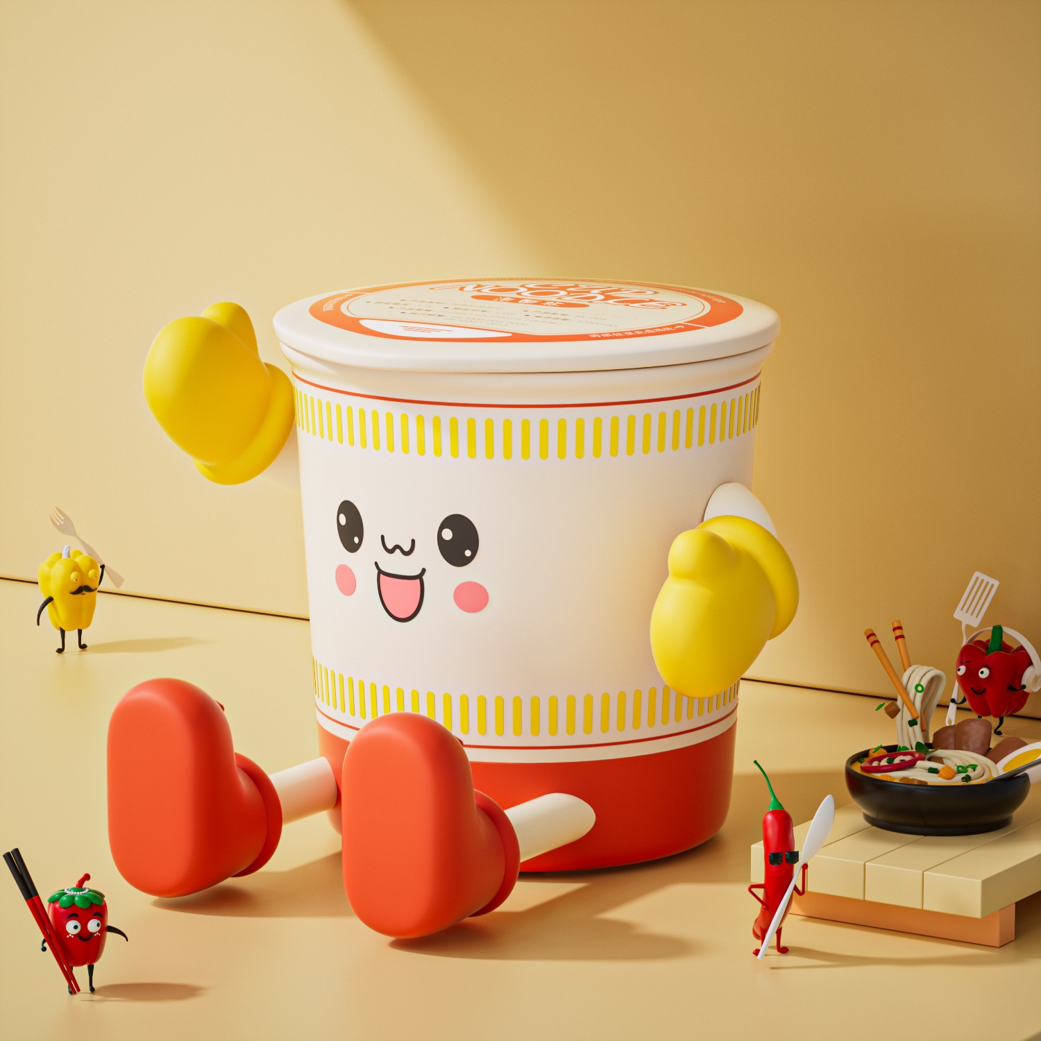 Đèn ngủ Cup noodle