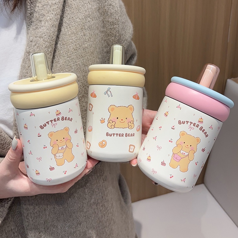 Binh giu nhiet Butter bear (500ml)
