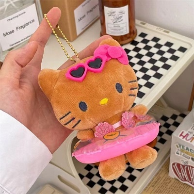 Móc khóa bông Hello Kitty summer (10cm)