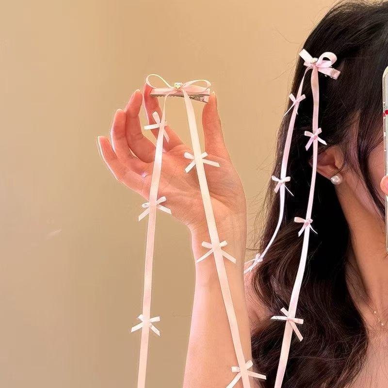 Kẹp tóc Nơ ruy băng nhiều nơ