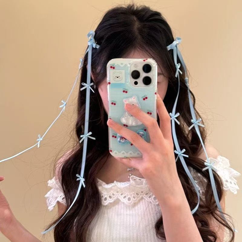 Kẹp tóc Nơ ruy băng nhiều nơ