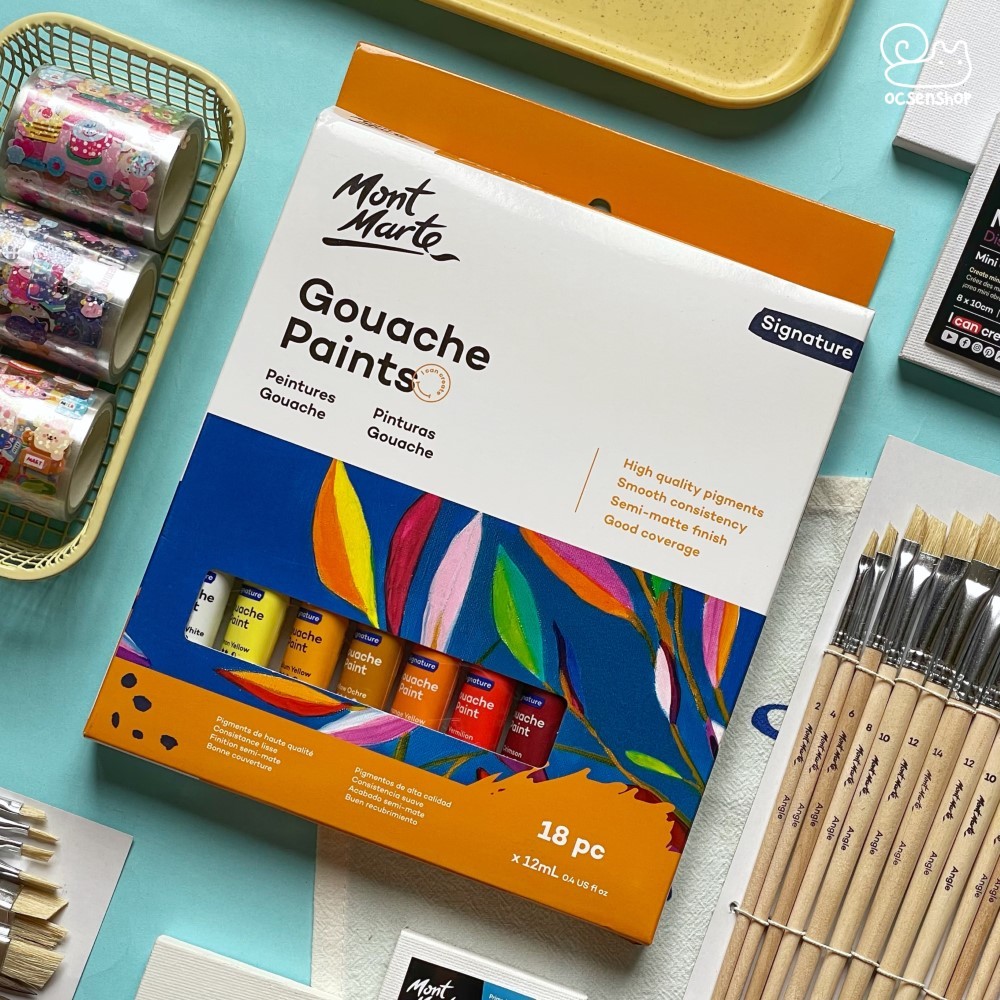 Bộ màu Gouache Mont Marte (12ml)
