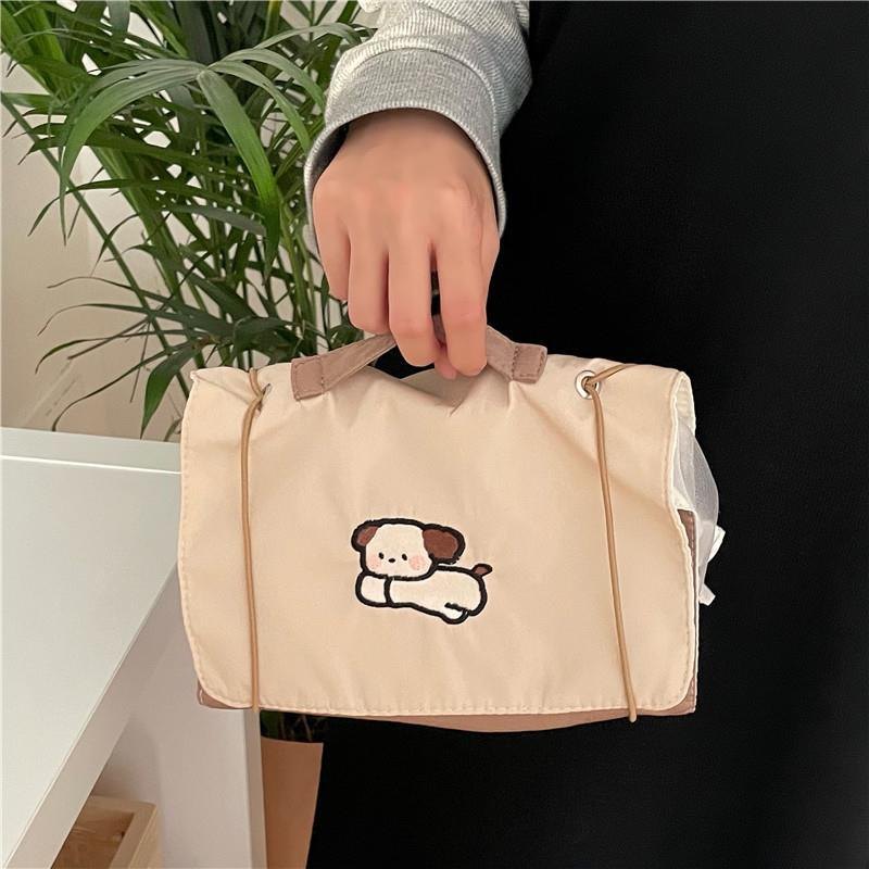 Túi đựng đồ trang điểm nhiều ngăn dạng cuộn