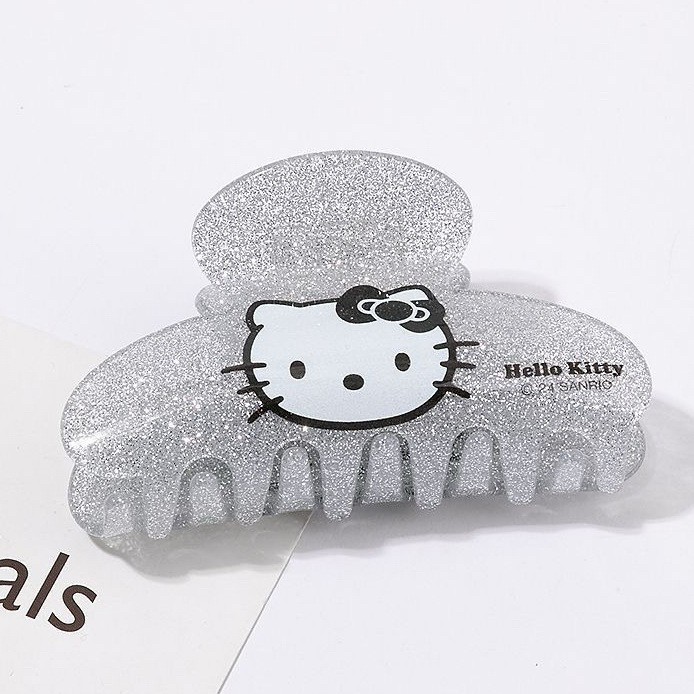 Kẹp càng cua Hello Kitty bạc