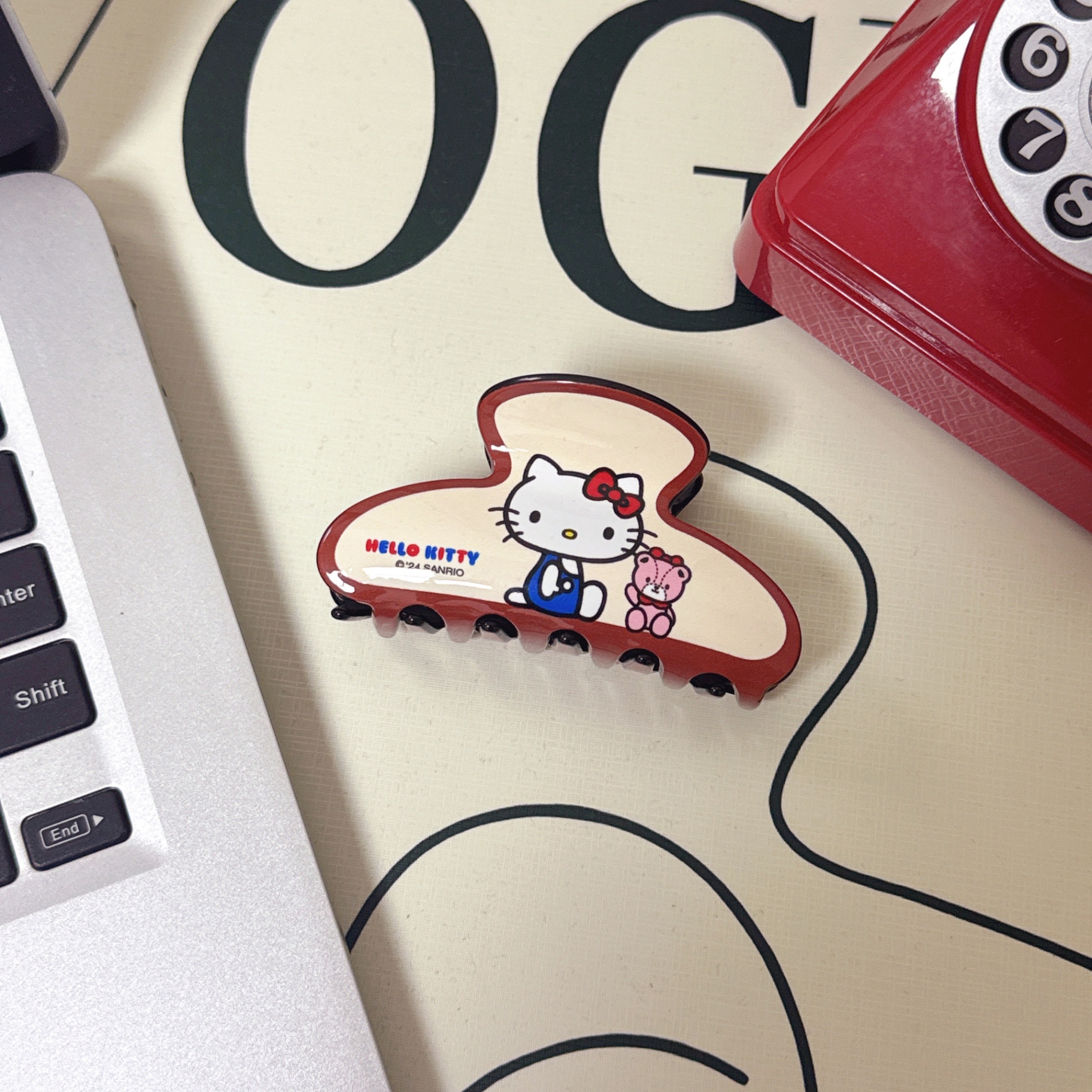 Kẹp càng cua Hello Kitty (8cm)