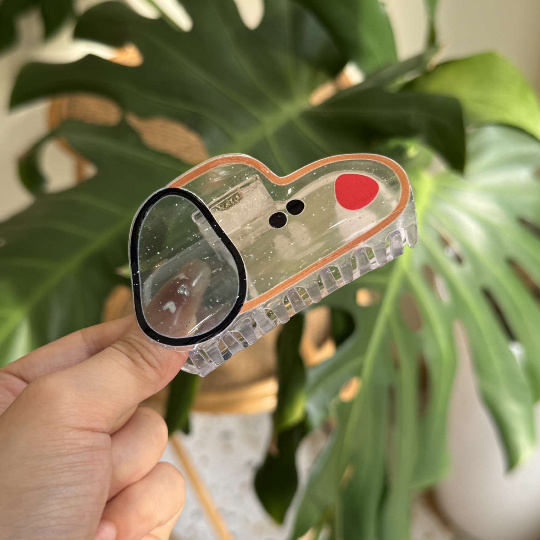Kẹp càng cua mặt Cún (9cm)