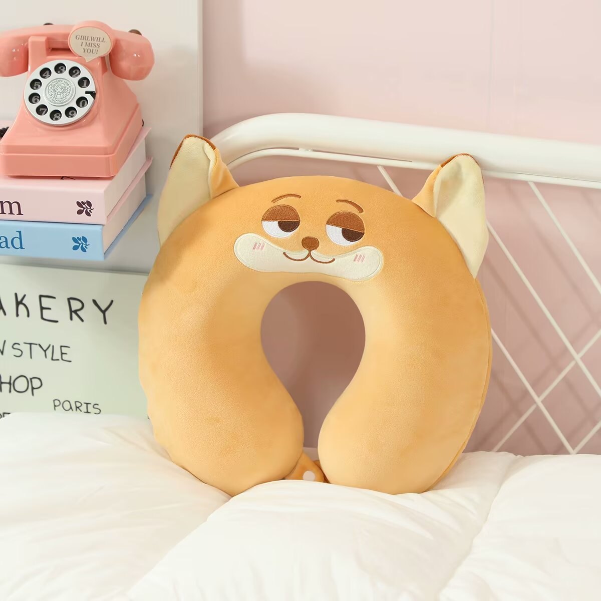 Gối kê cổ cúc bấm Cartoon