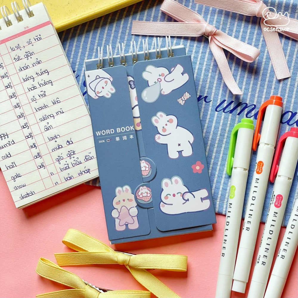Sổ từ vựng Thỏ trắng (80tr)