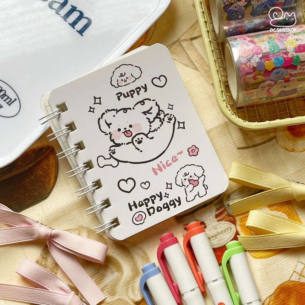 Sổ A7 gáy xoắn Puppy (80tr)
