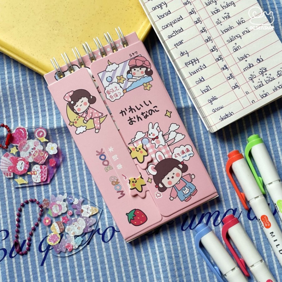 Sổ từ vựng Em bé tóc nâu (80tr)