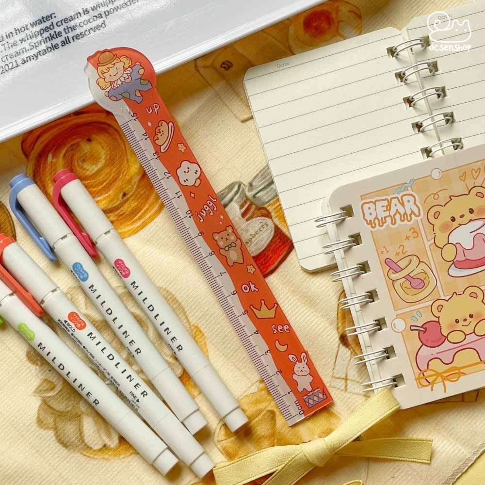 Thước kẻ em bé tóc vàng (15cm)