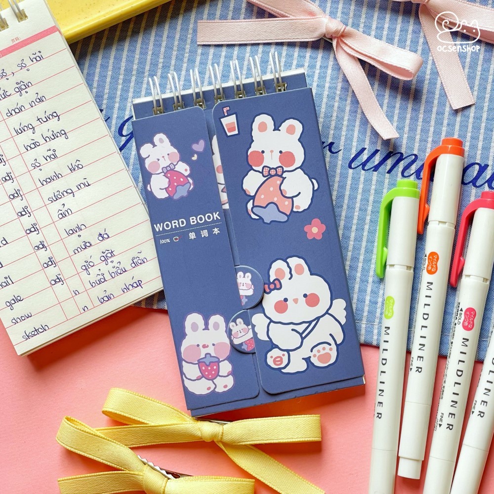 Sổ từ vựng Thỏ trắng (80tr)