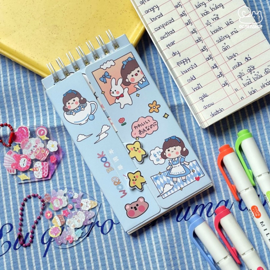 Sổ từ vựng Em bé tóc nâu (80tr)