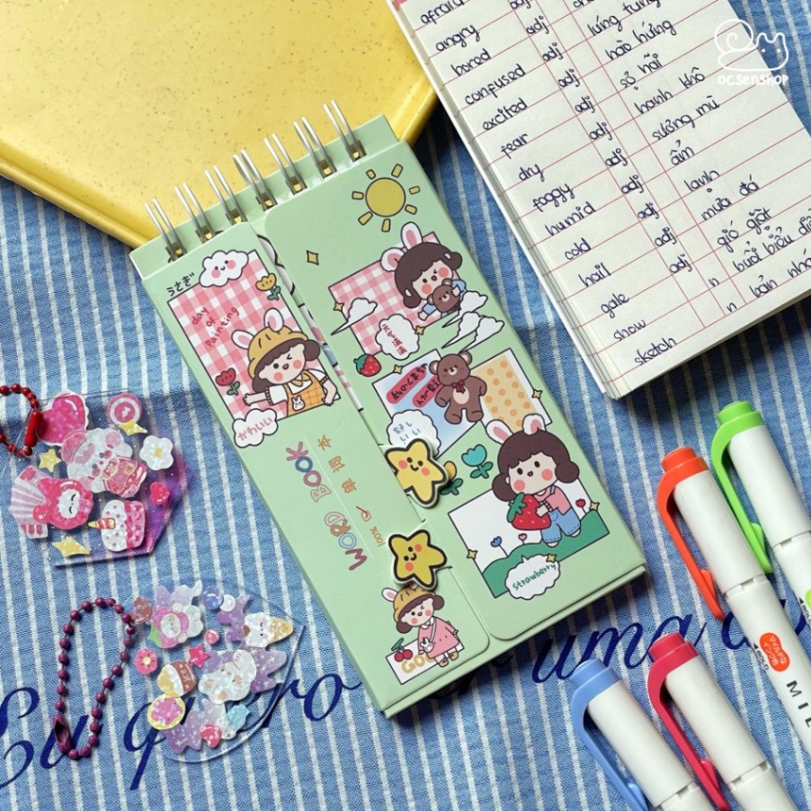 Sổ từ vựng Em bé tóc nâu (80tr)