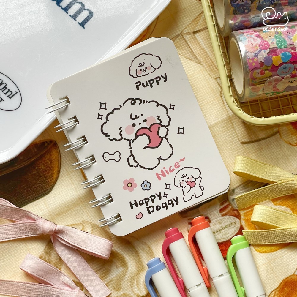 Sổ A7 gáy xoắn Puppy (80tr)