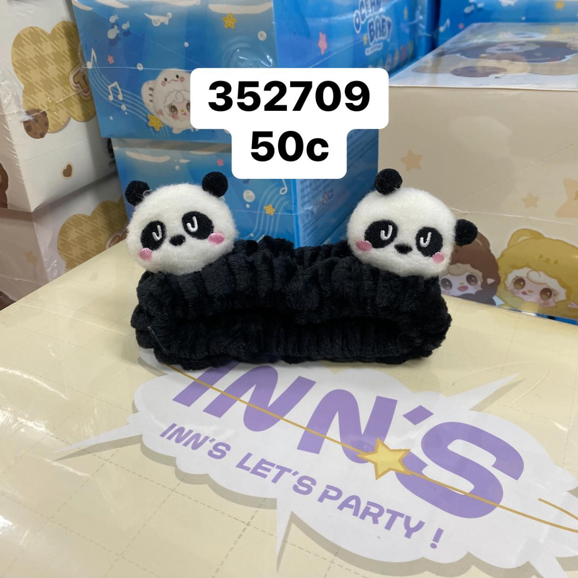Băng đô bông Panda
