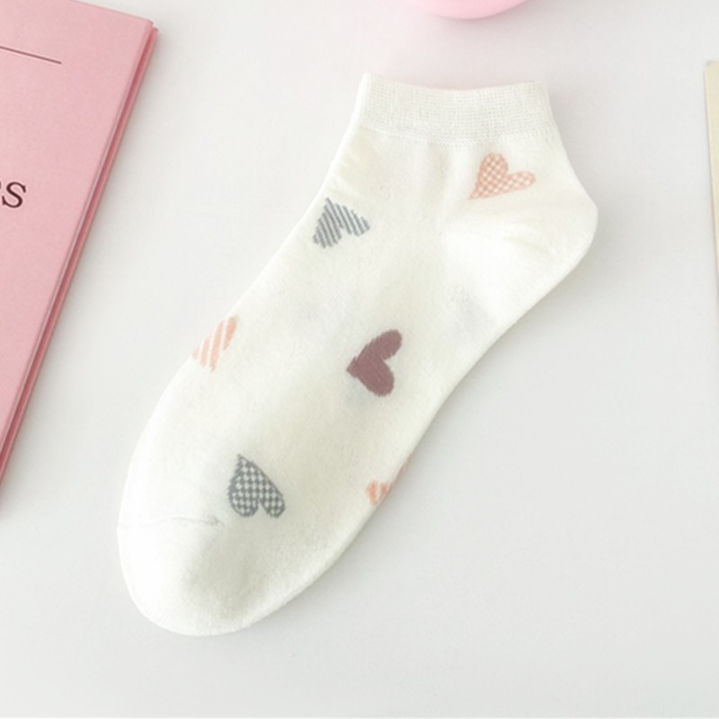 Tất ngắn cổ họa tiết