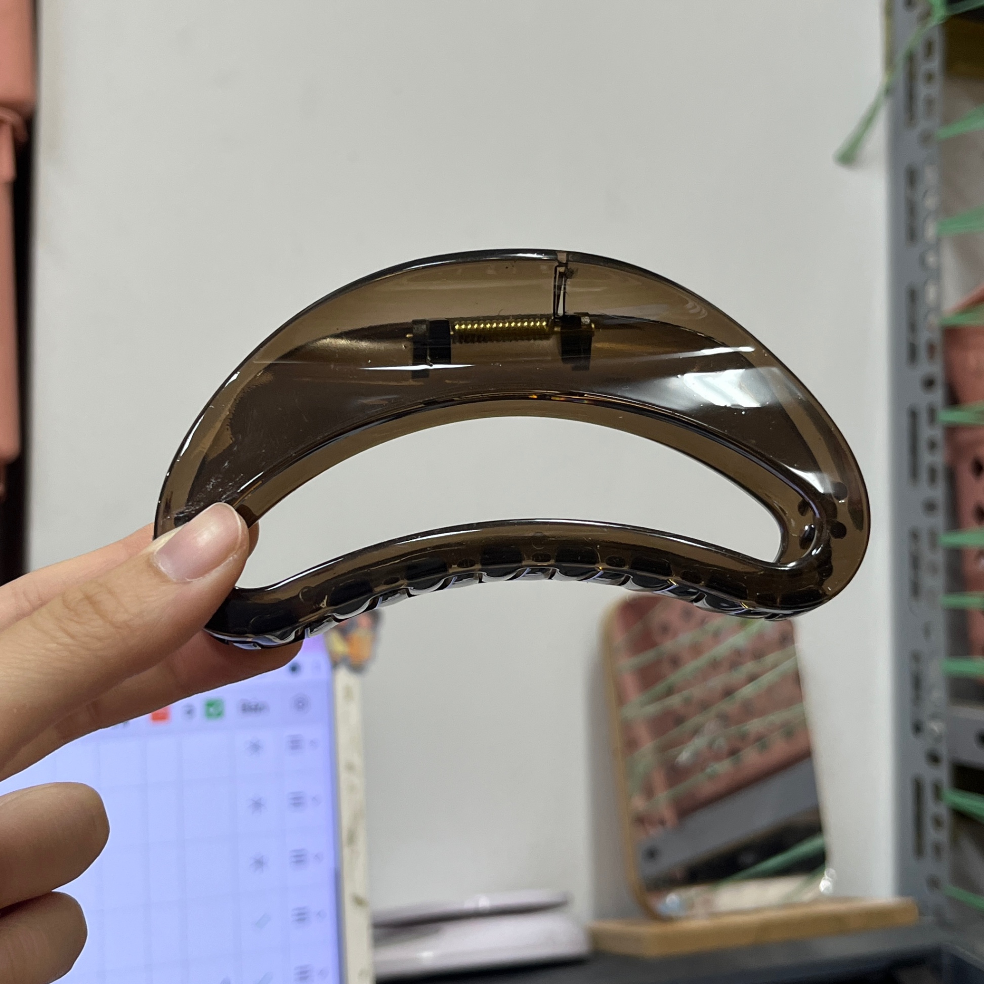 Kẹp càng cua Bán nguyệt rỗng (12cm)