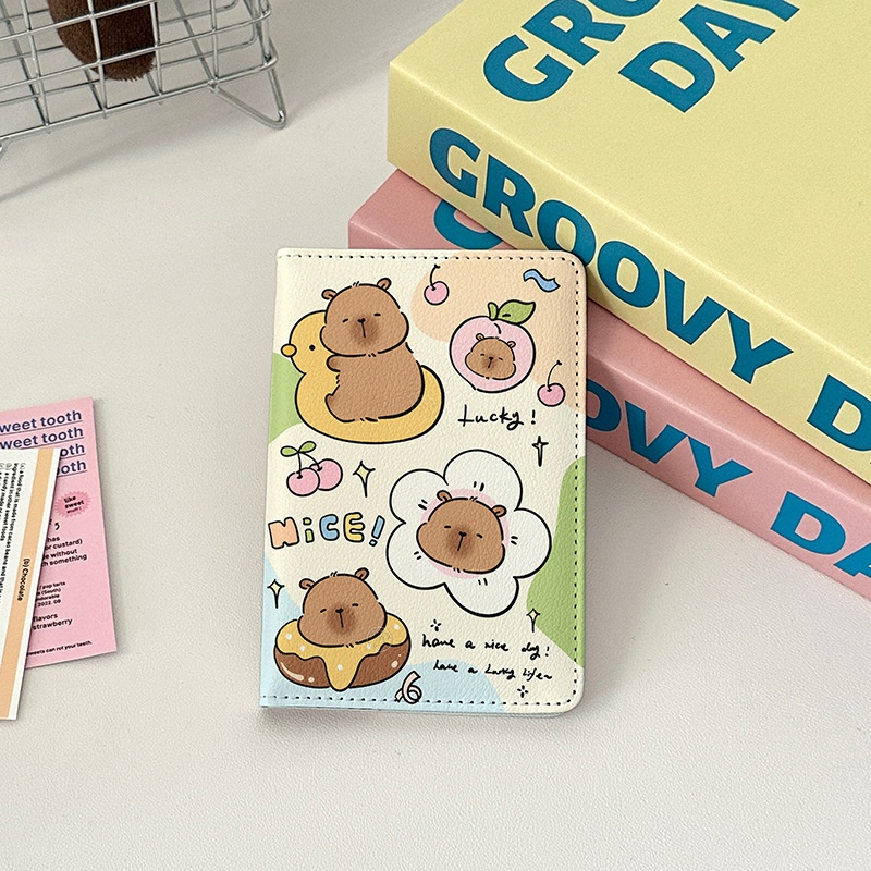 Vỏ passport Capybara