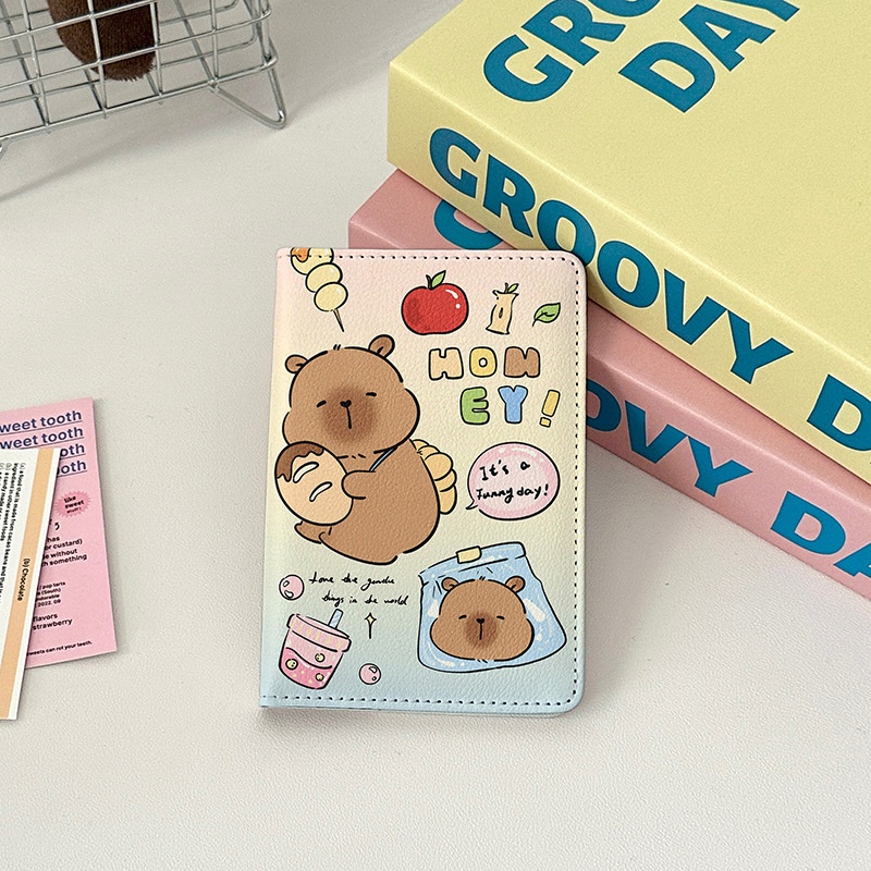 Vỏ passport Capybara