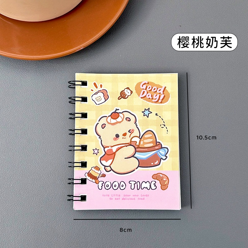 Sổ A7 gáy xoắn Cheese bear (80tr)
