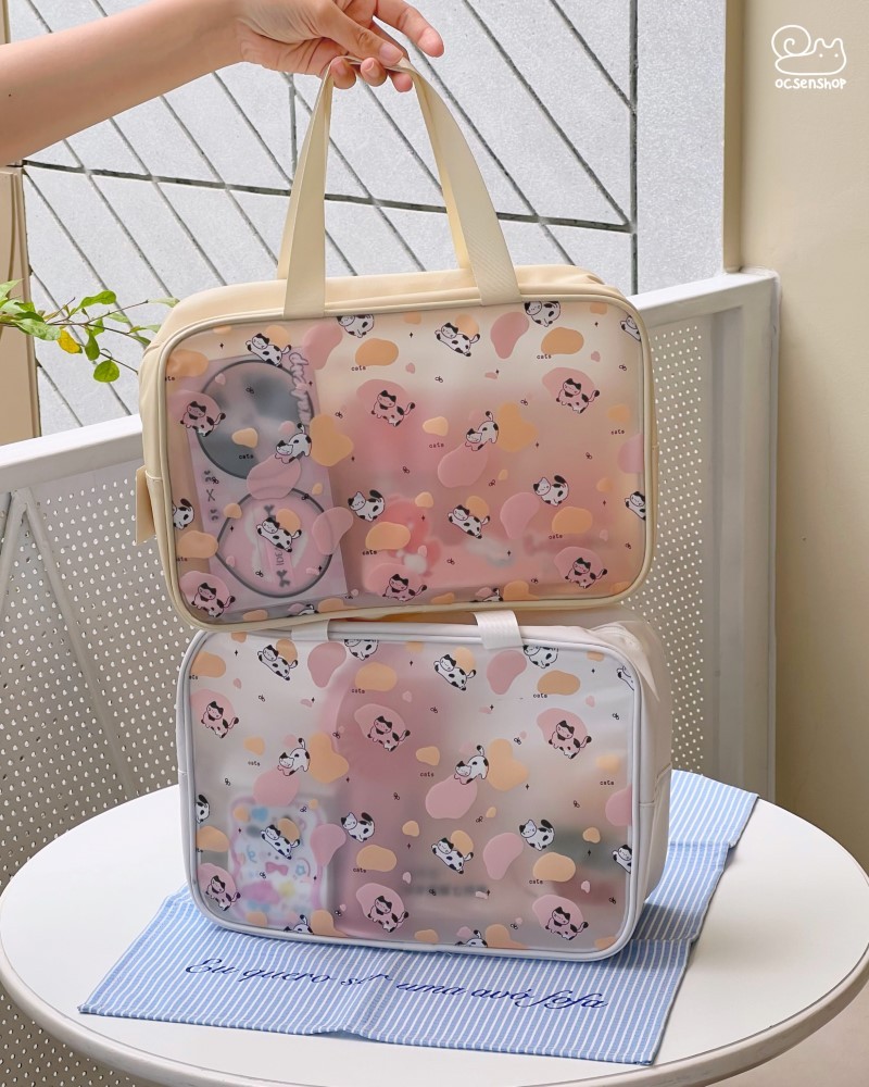 Túi đựng mĩ phẩm Mèo (30x12x20,5cm)