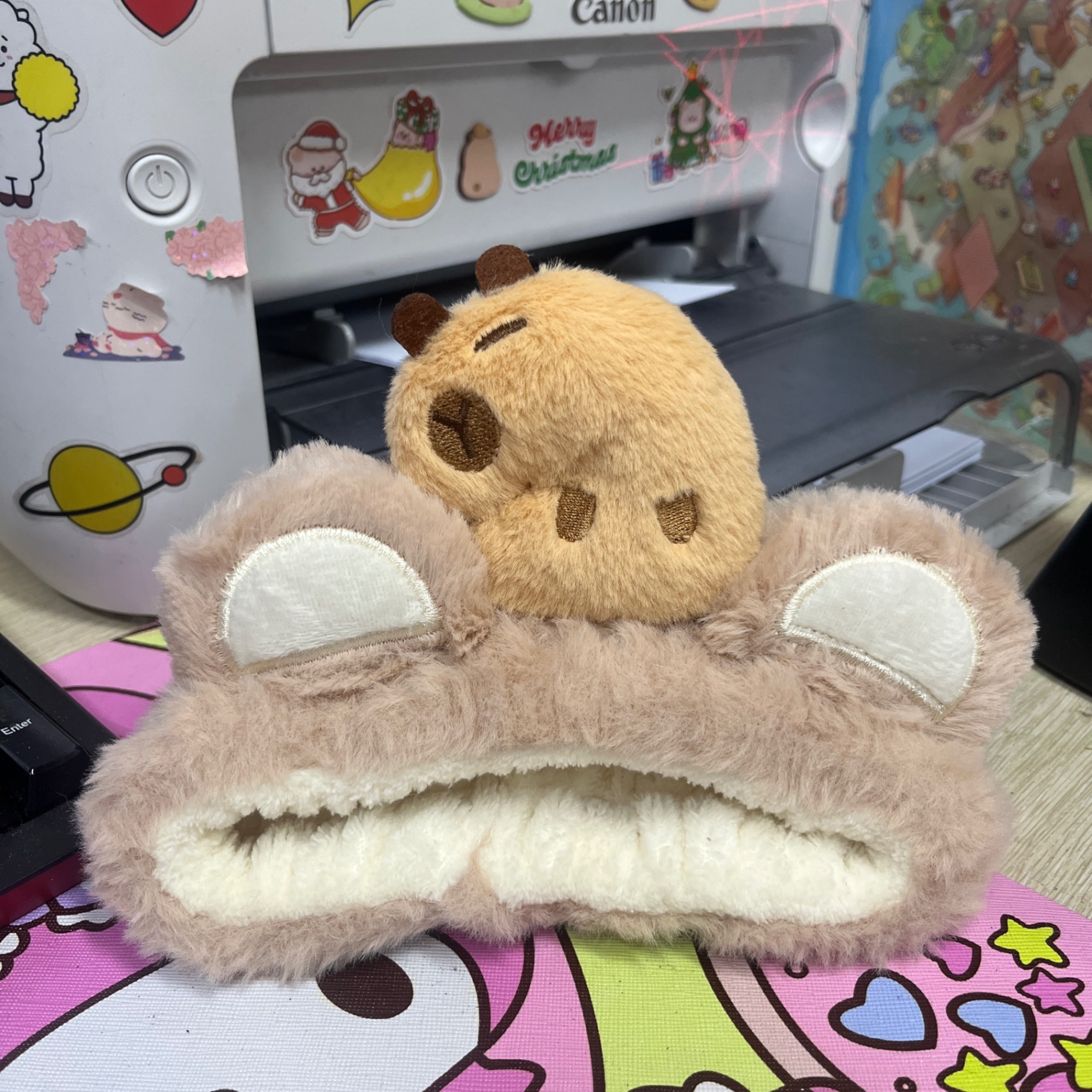 Băng đô bông Capybara