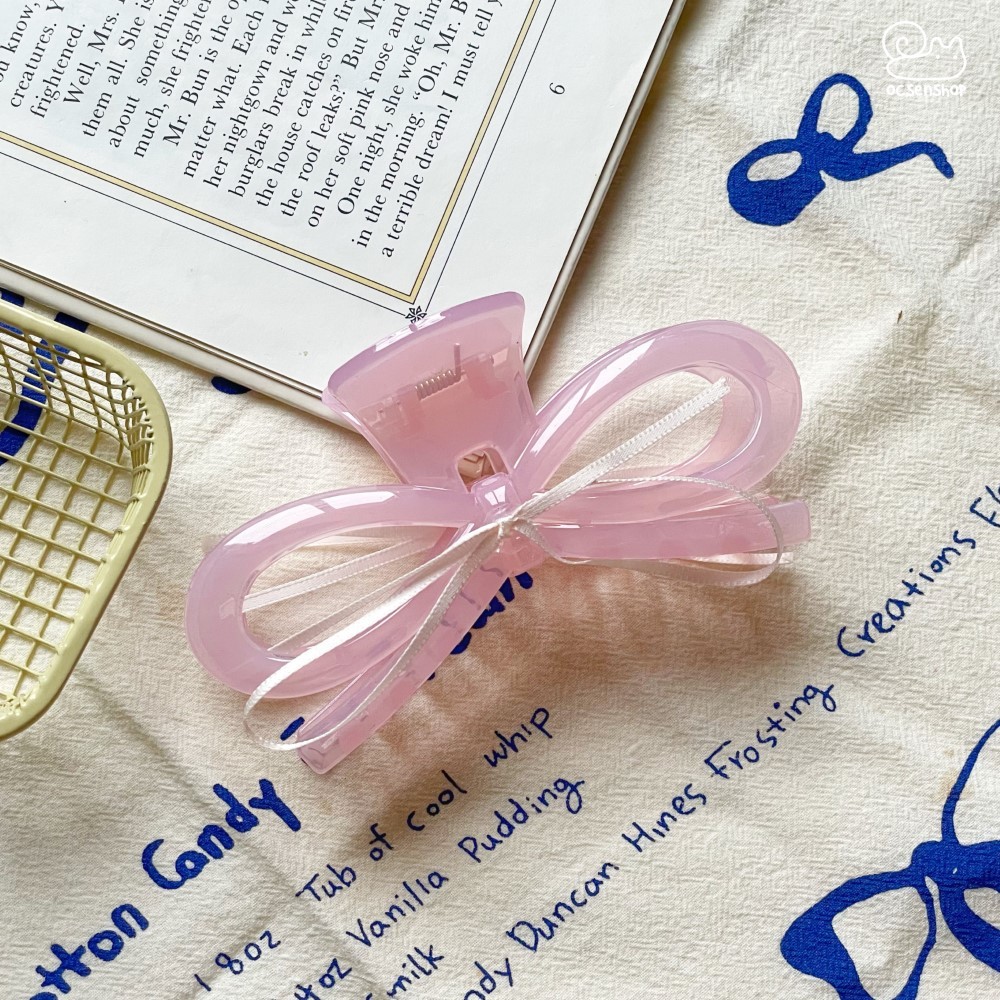 Kẹp càng cua Nơ ruy băng (13cm)