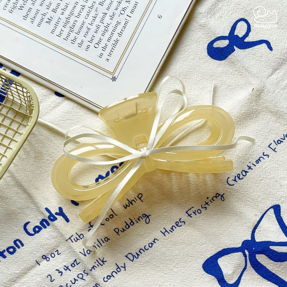 Kẹp càng cua Nơ ruy băng (13cm)