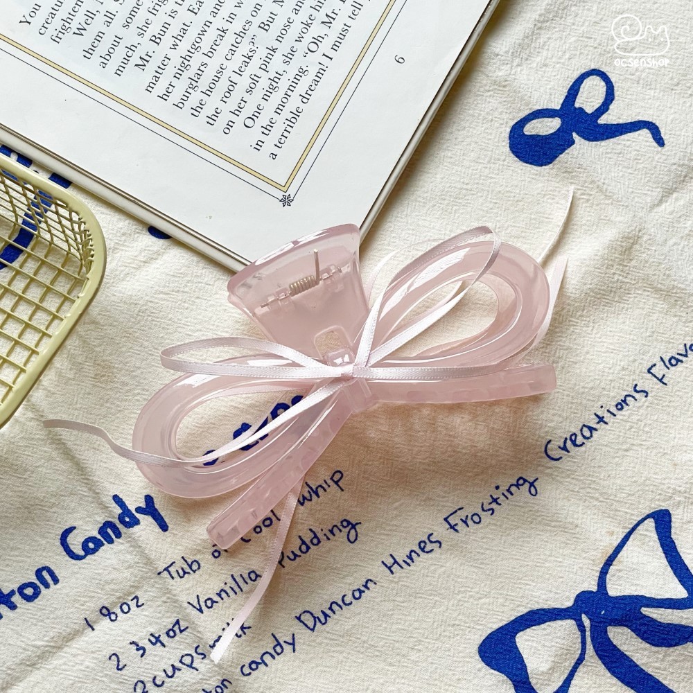 Kẹp càng cua Nơ ruy băng (13cm)