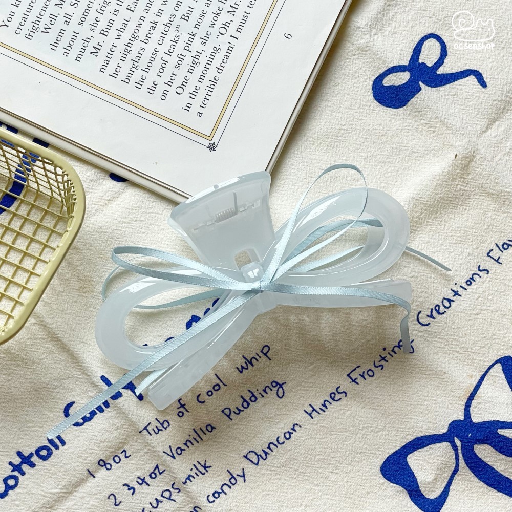 Kẹp càng cua Nơ ruy băng (13cm)