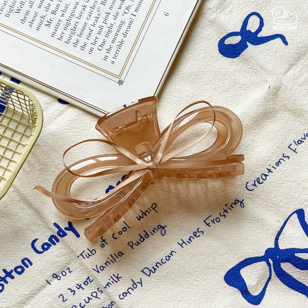 Kẹp càng cua Nơ ruy băng (13cm)