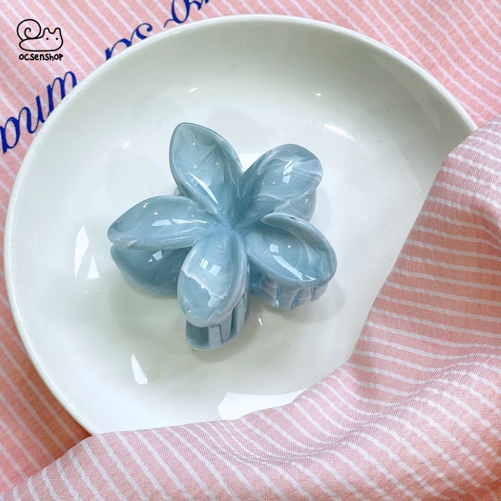 Kẹp càng cua hoa sứ Marble (8cm)