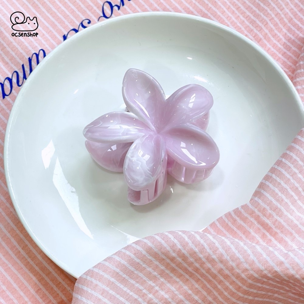 Kẹp càng cua hoa sứ Marble (8cm)